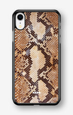 iPhone XR Hard Case – Brown Snakeskin - View 1