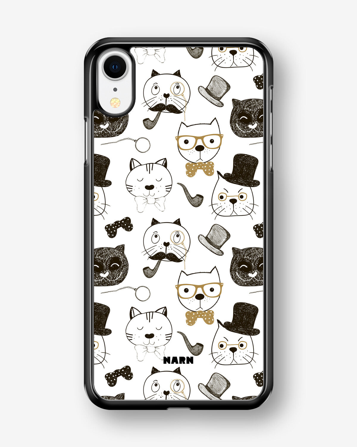 iPhone XR Hard Case – Cartoon Cats - View 1