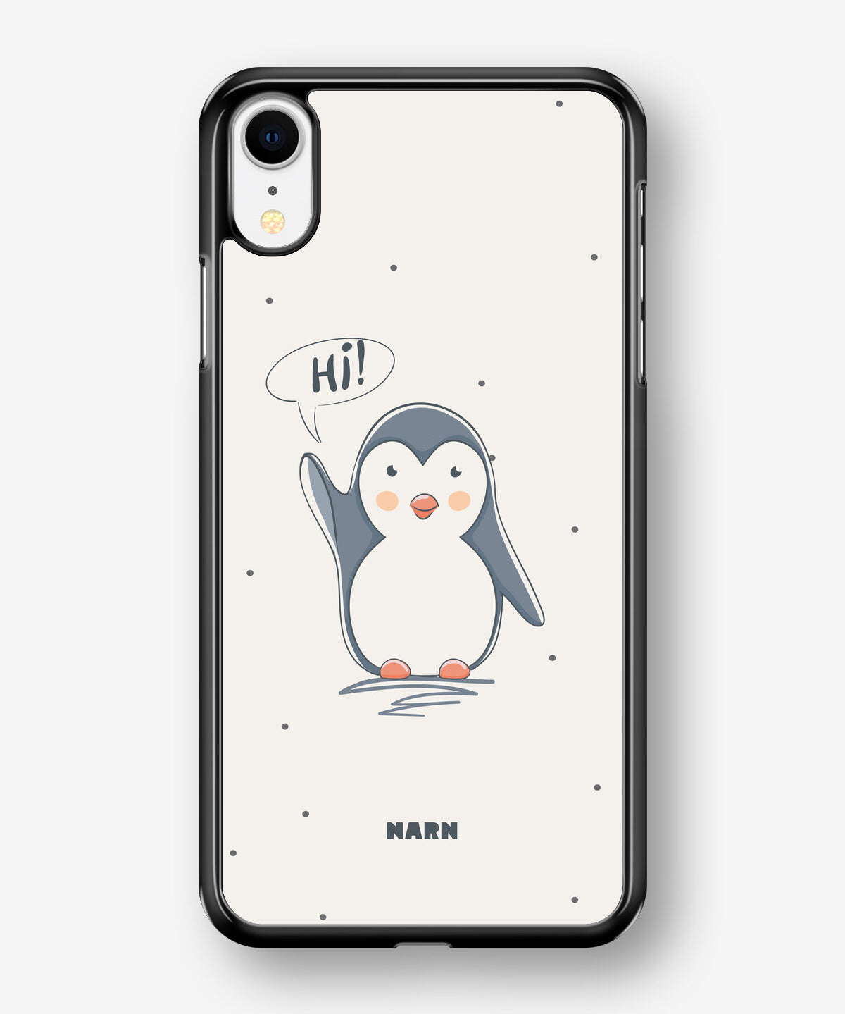 iPhone XR Hard Case – Cute Penguin - View 1