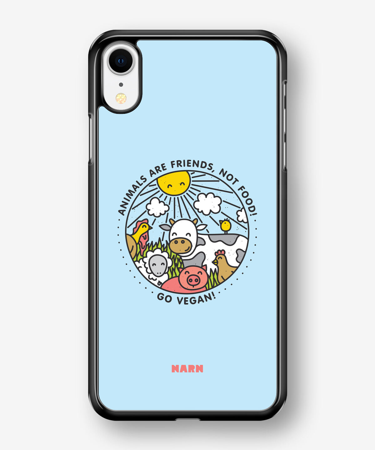 iPhone XR Hard Case – Friends, Not Food - View 1