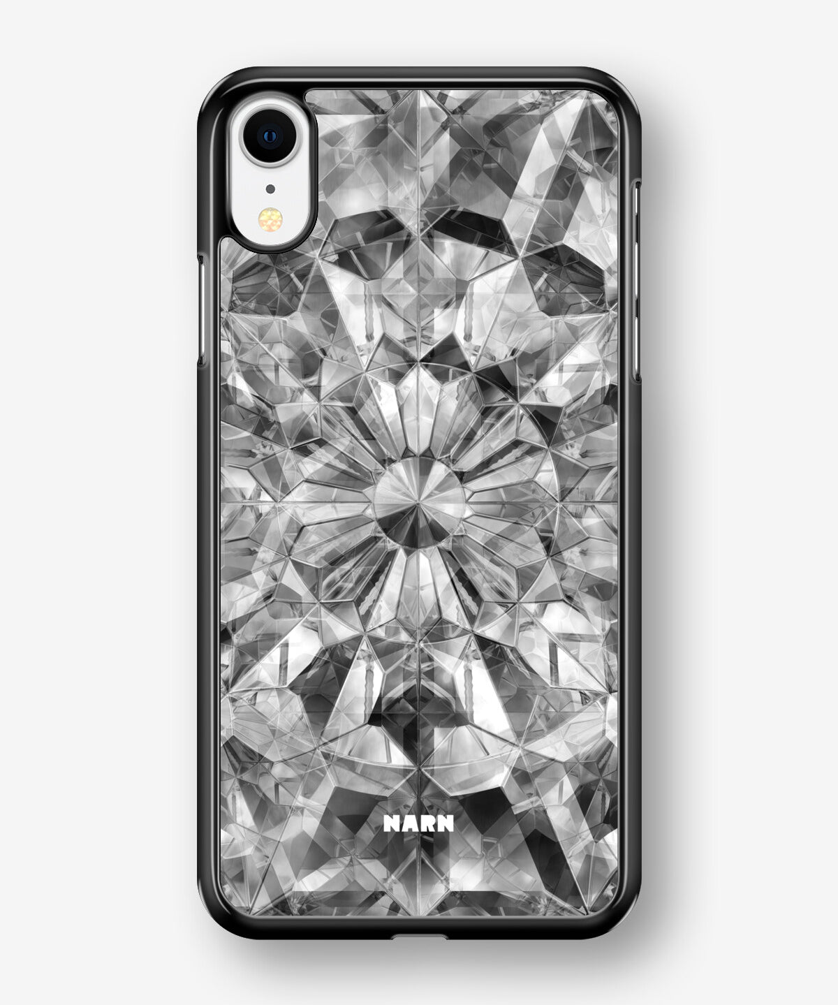 iPhone XR Hard Case – Grey Crystals - View 1