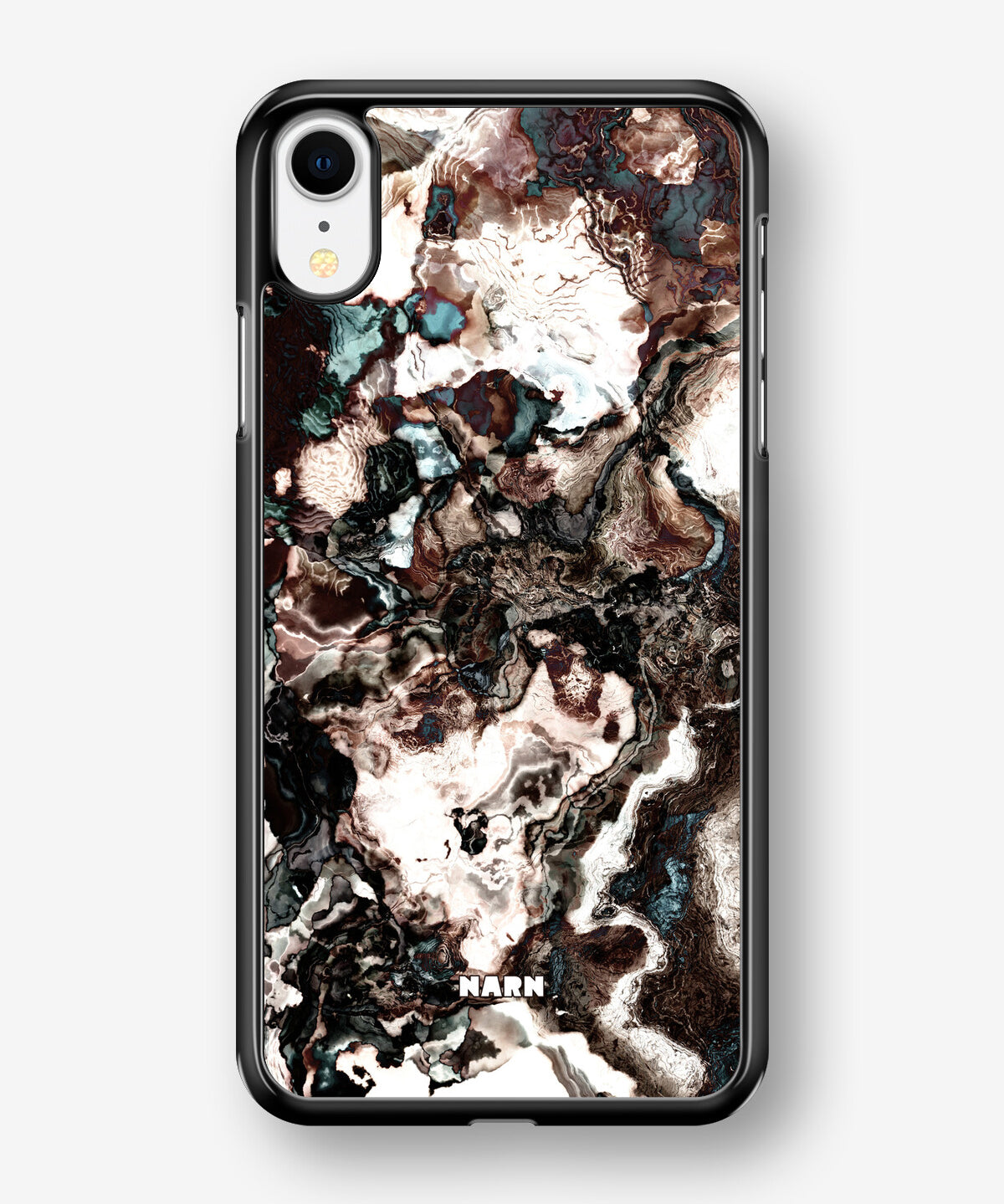 iPhone XR Hard Case – Marble Brown - View 1
