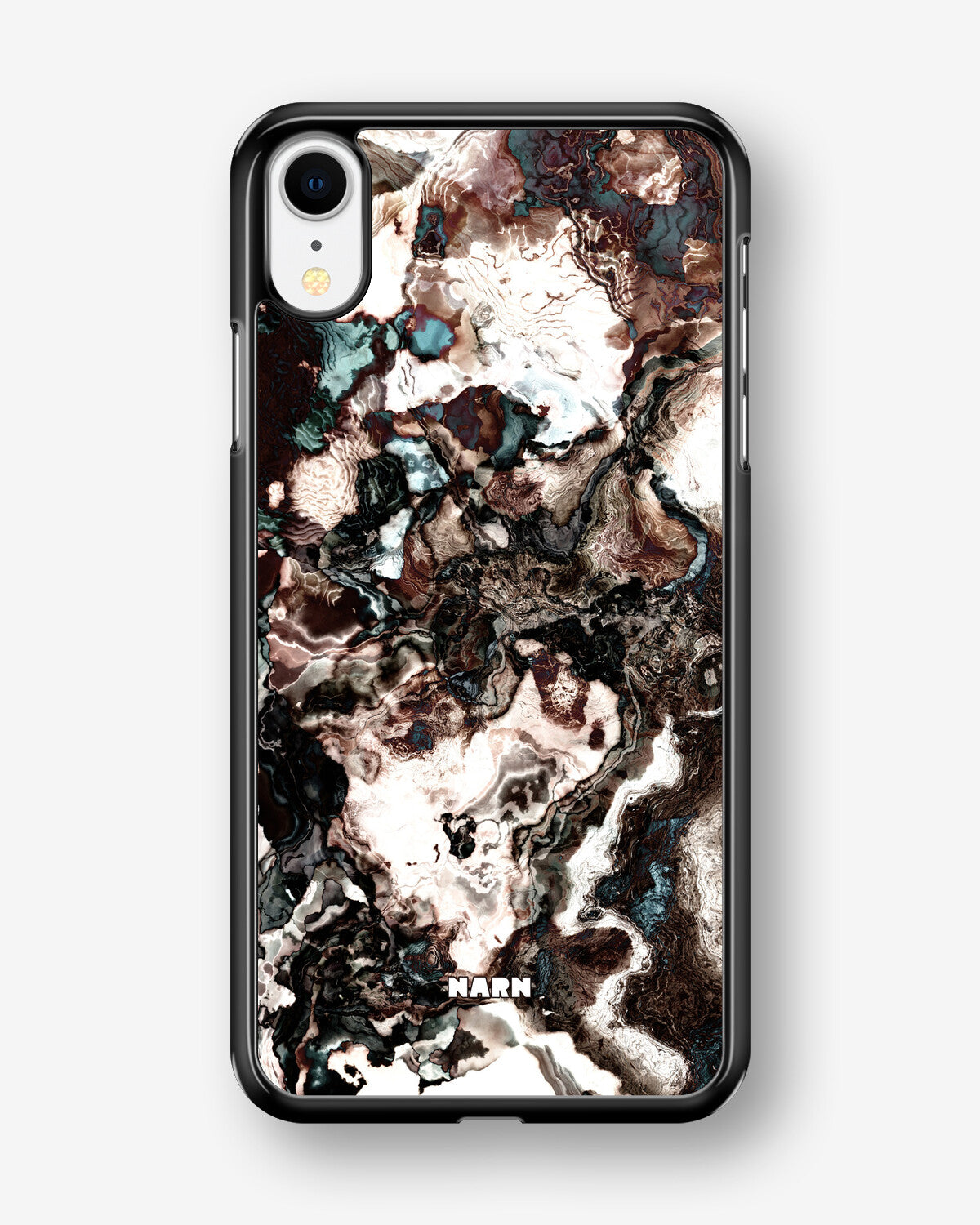 iPhone XR Hard Case – Marble Brown - View 1