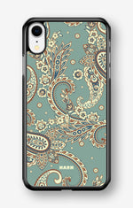 iPhone XR Hard Case – Paisley Green - View 1