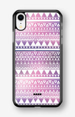 iPhone XR Hard Case – Purple Aztec - View 1