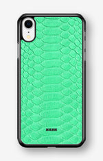 iPhone XR Hard Case – Turquoise Snake - View 1