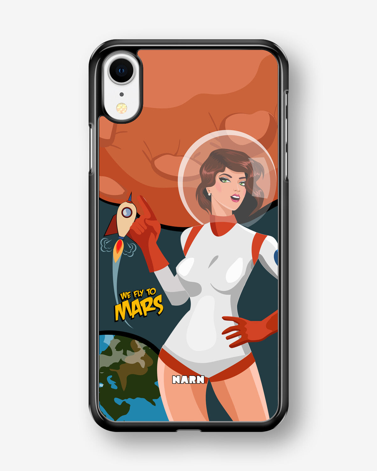 iPhone XR Hard Case – We Fly To Mars - View 1