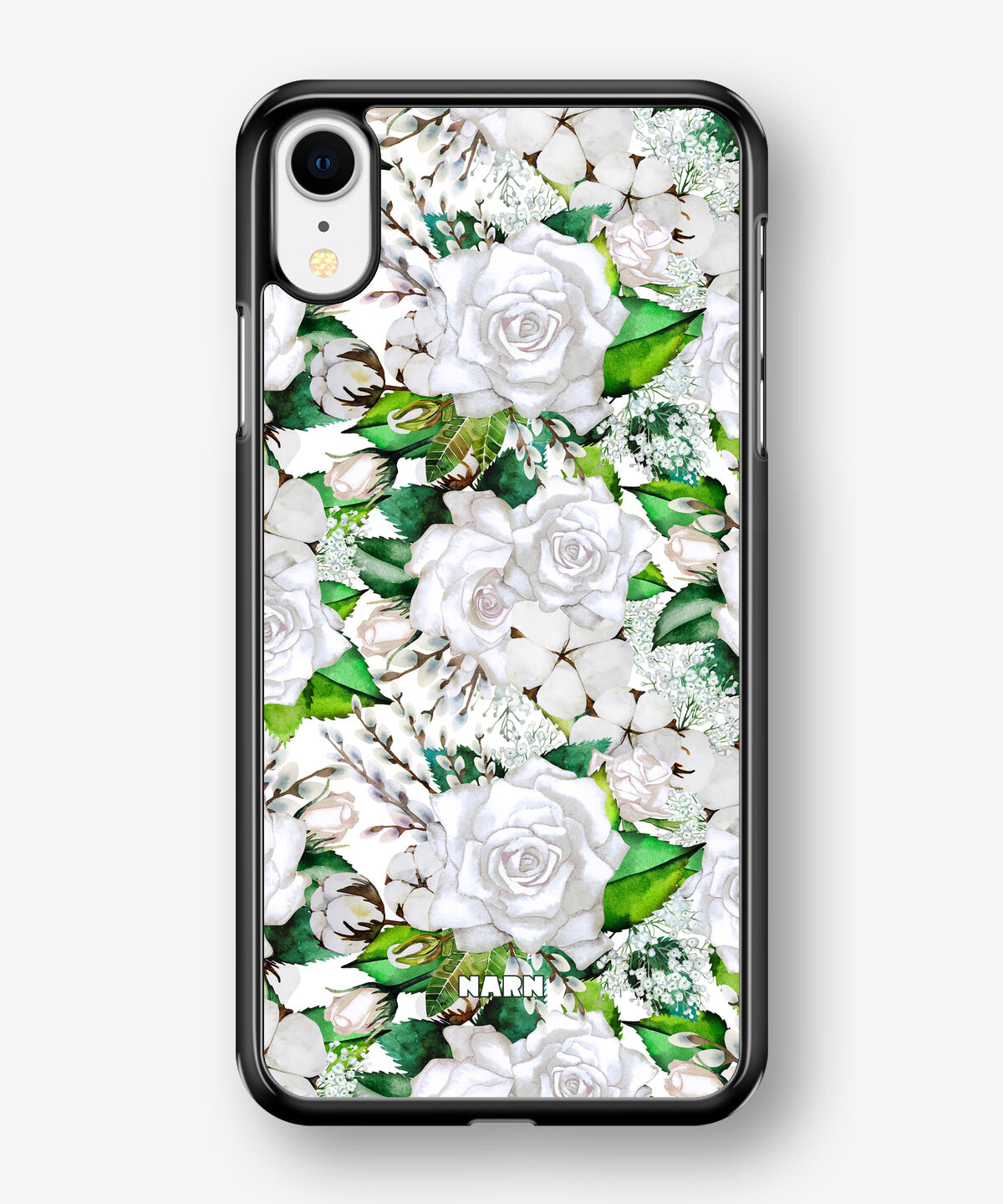 iPhone XR Hard Case – White Bloom - View 1