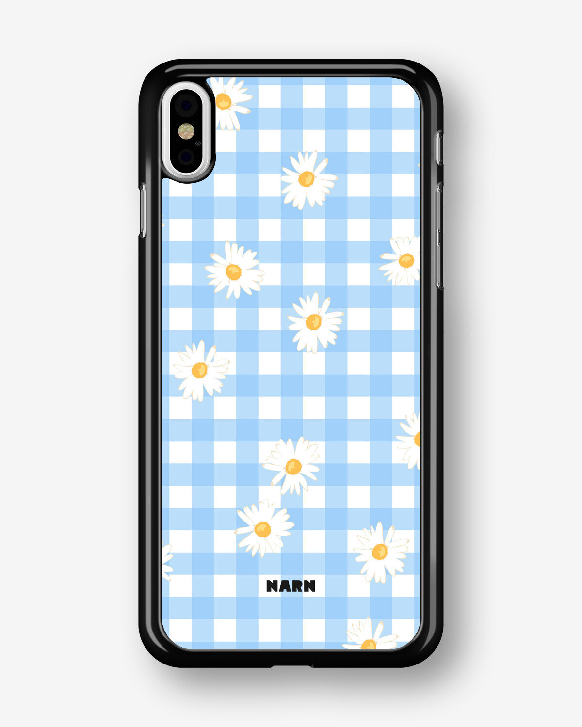 iPhone Xs Max Hard Case – Blue Daisies - View 1