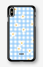 iPhone Xs Max Hard Case – Blue Daisies - View 1