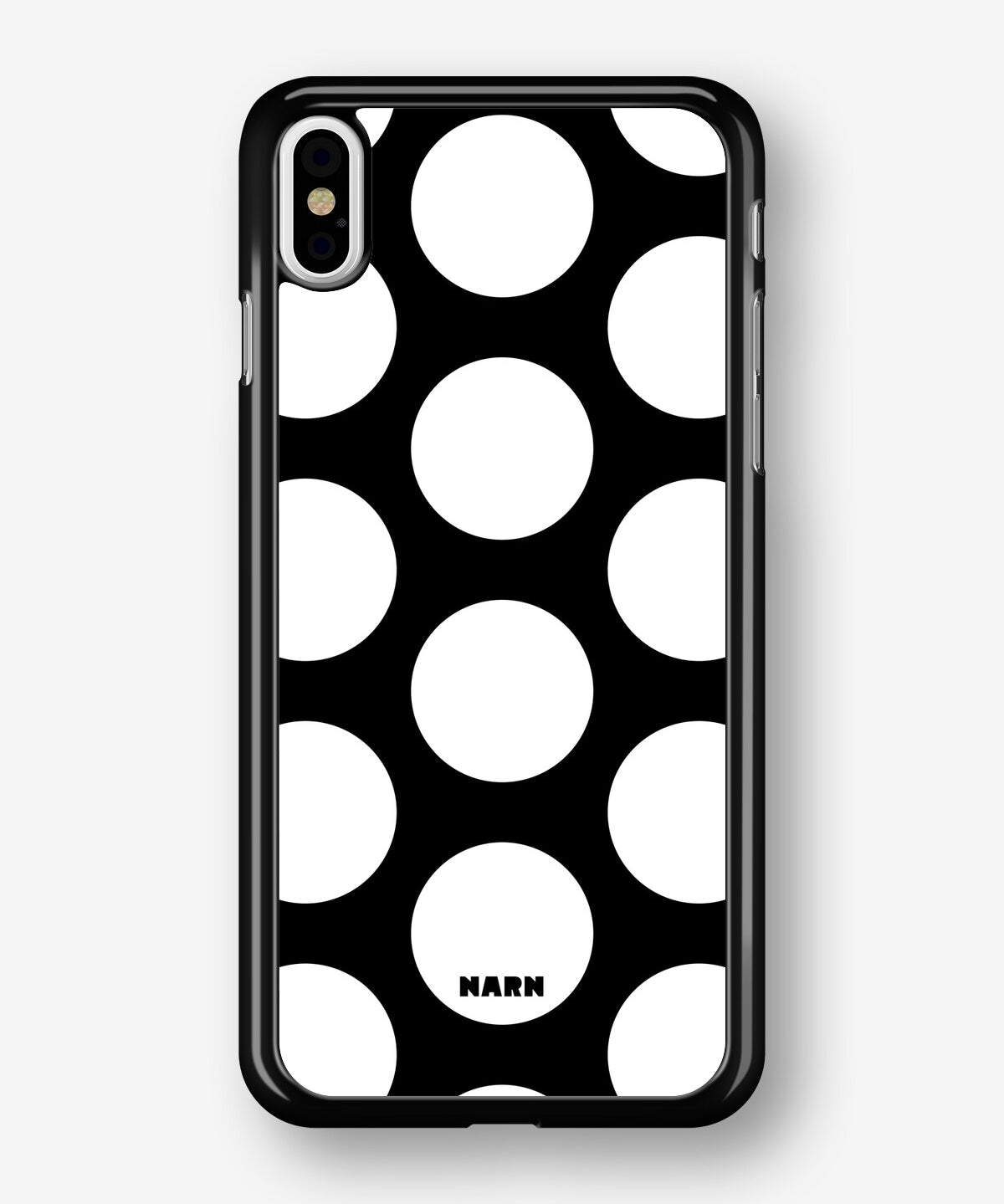 iPhone Xs Max Hard Case – Bold Dots - View 1