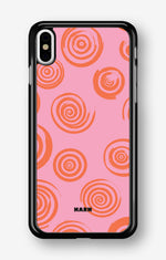 iPhone Xs Max Hard Case – Candy Swirl - View 1