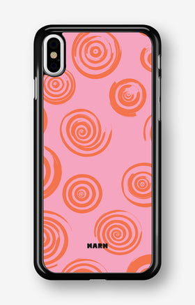 iPhone Xs Max Hard Case – Candy Swirl - View 1