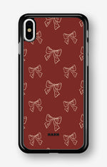 iPhone Xs Max Hard Case – Cherry Bows - View 1