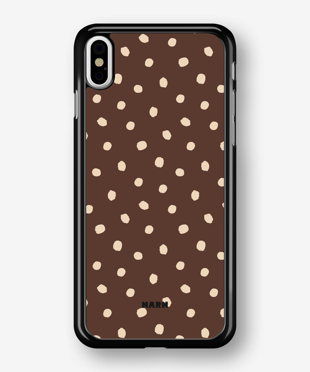 iPhone Xs Max Hard Case – Choco Dots - View 1