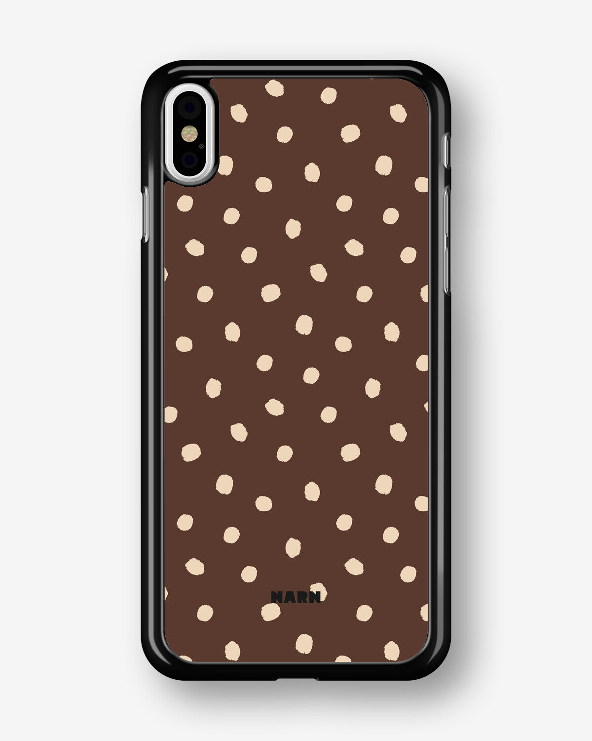 iPhone Xs Max Hard Case – Choco Dots - View 1