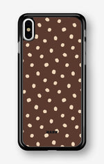 iPhone Xs Max Hard Case – Choco Dots - View 1