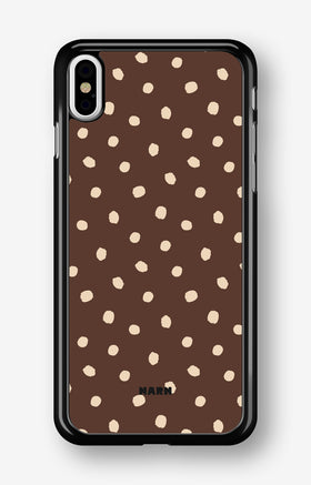 iPhone Xs Max Hard Case – Choco Dots - View 1