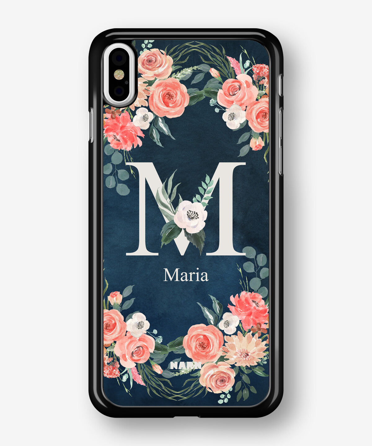 iPhone Xs Max Hard Case – Custom - Floral - View 1