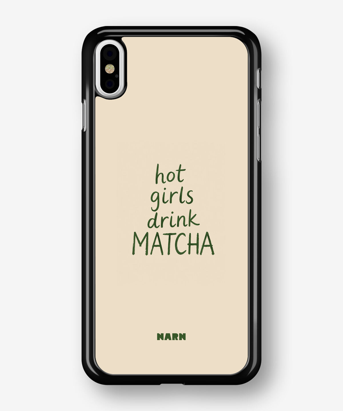 iPhone Xs Max Hard Case – Drink Matcha - View 1