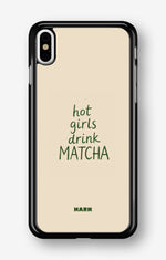 iPhone Xs Max Hard Case – Drink Matcha - View 1