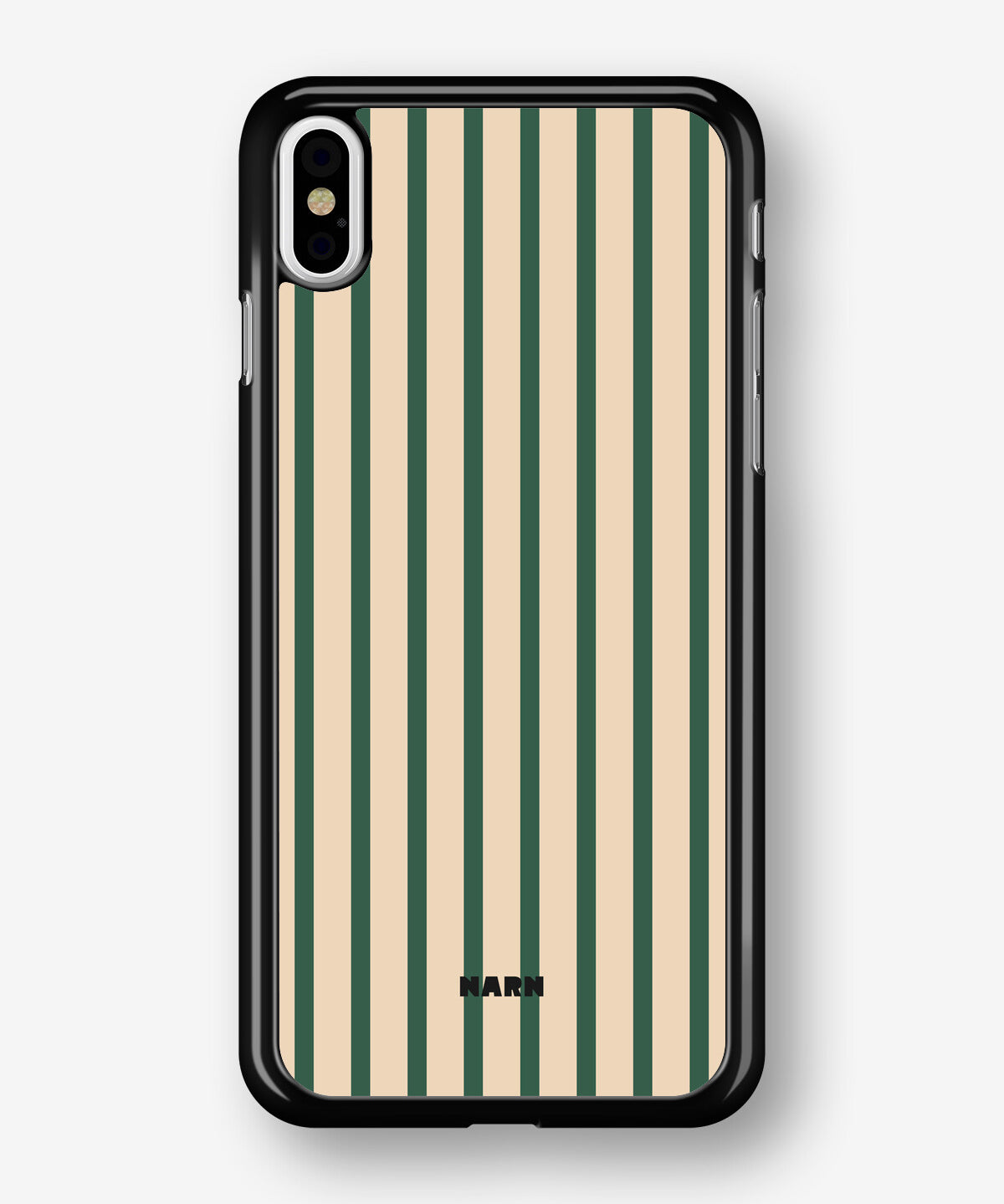 iPhone Xs Max Hard Case – Evergreen Stripe - View 1