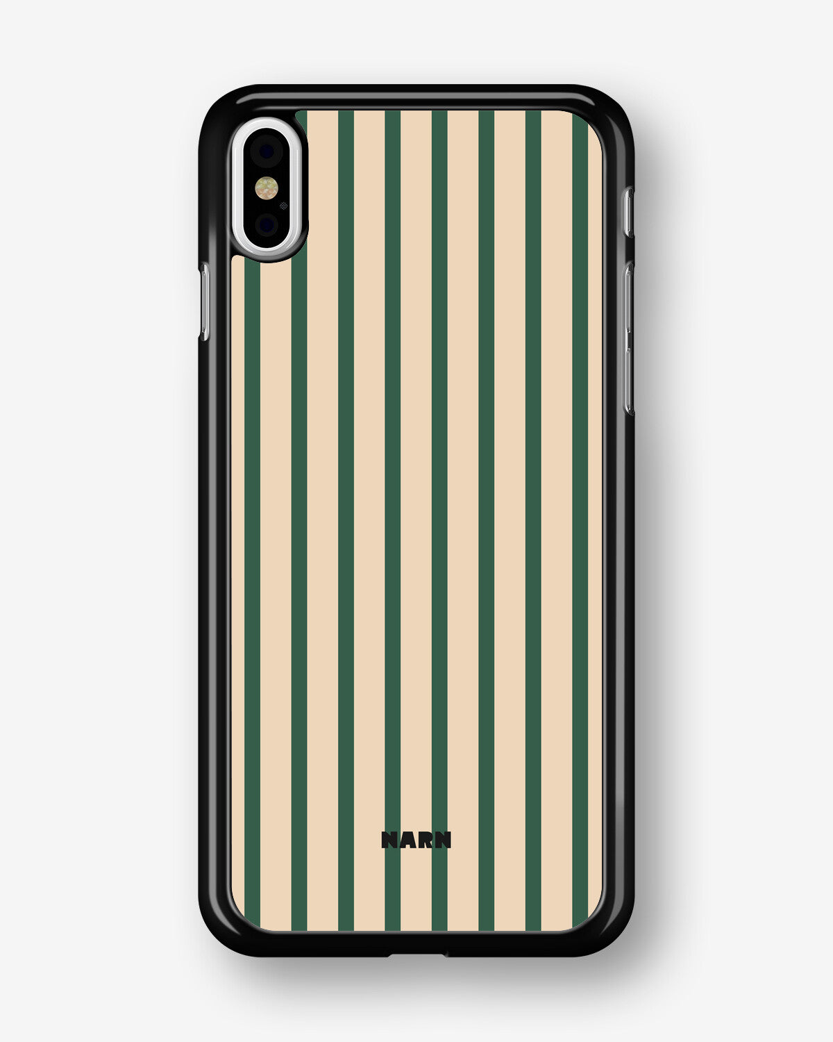 iPhone Xs Max Hard Case – Evergreen Stripe - View 1