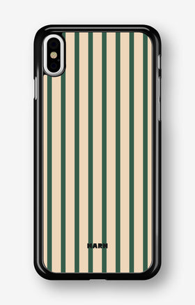iPhone Xs Max Hard Case – Evergreen Stripe - View 1