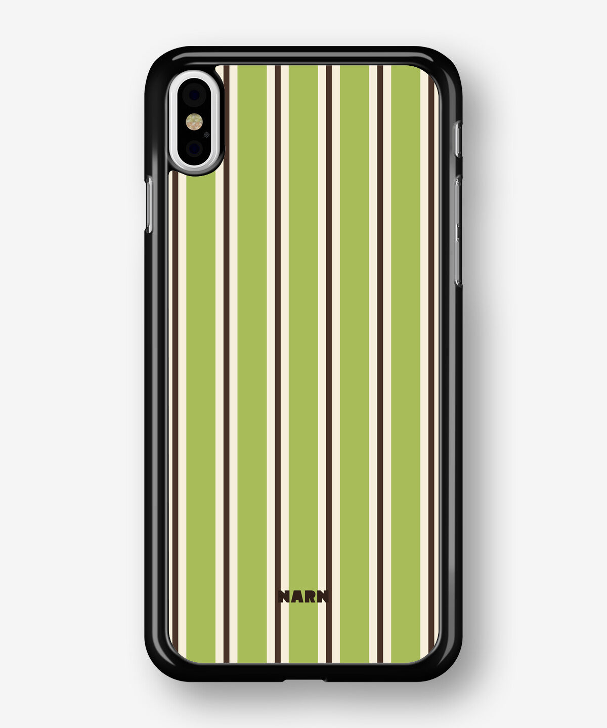 iPhone Xs Max Hard Case – Matcha Lines - View 1