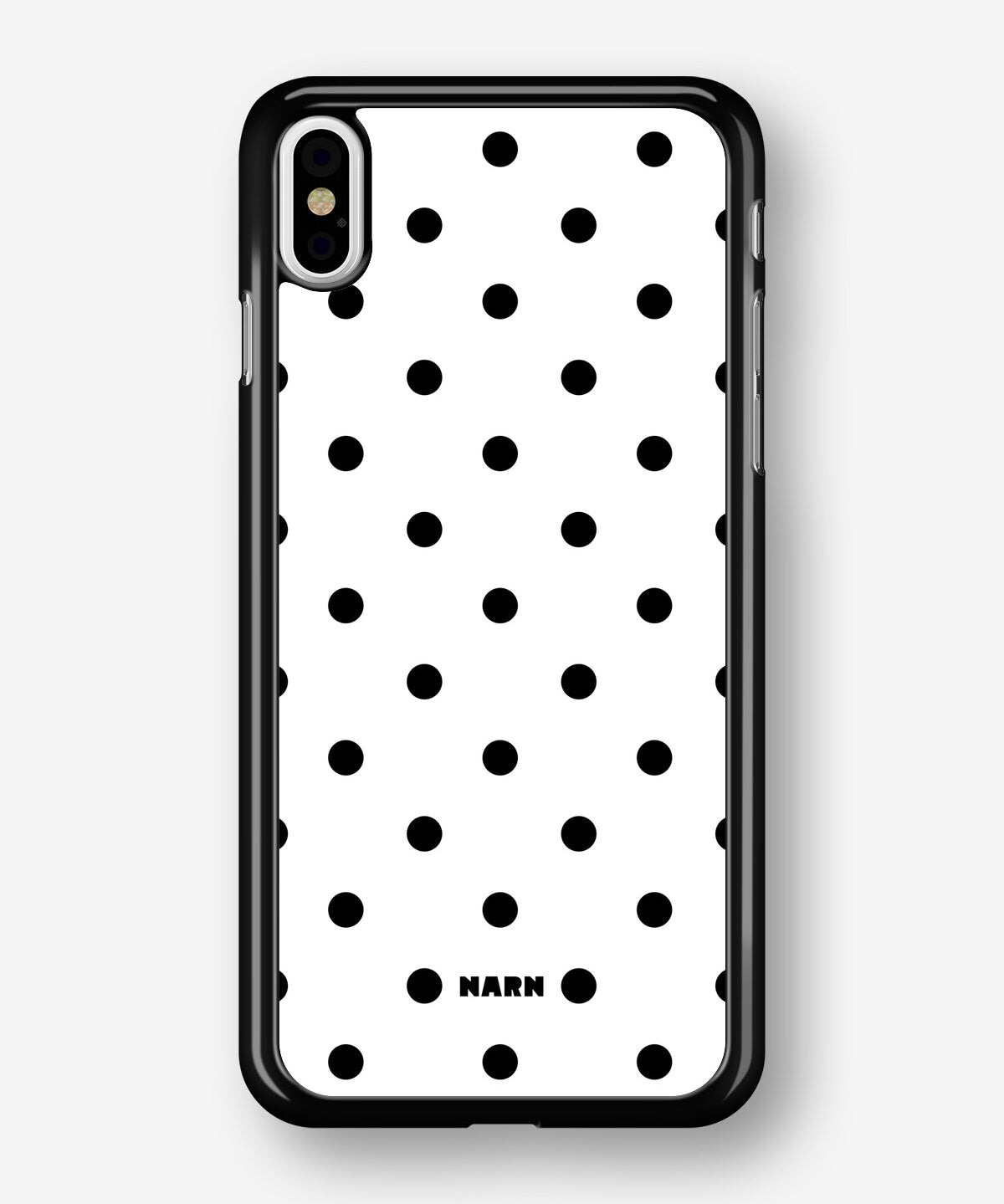 iPhone Xs Max Hard Case – Mono Dots - View 1