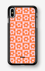 iPhone Xs Max Hard Case – Peach Petals - View 1