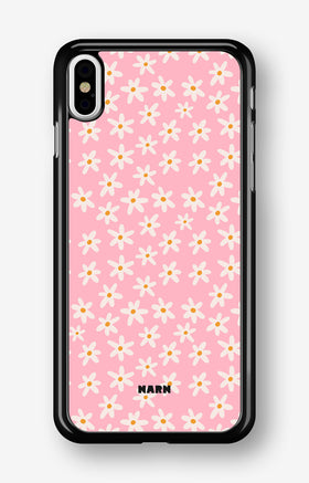 iPhone Xs Max Hard Case – Pink Daisy - View 1