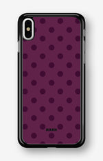 iPhone Xs Max Hard Case – Plum - View 1
