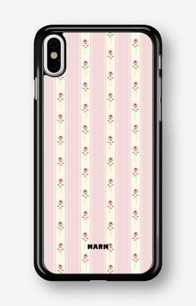 iPhone Xs Max Hard Case – Rose Lines - View 1