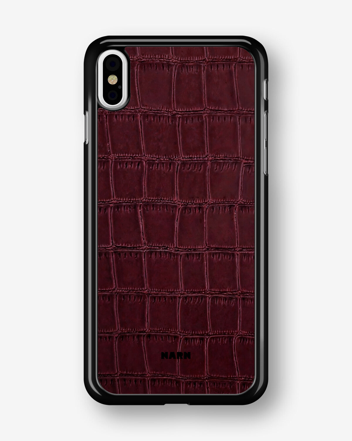 iPhone Xs Max Hard Case – Rouge Croc - View 1