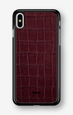 iPhone Xs Max Hard Case – Rouge Croc - View 1