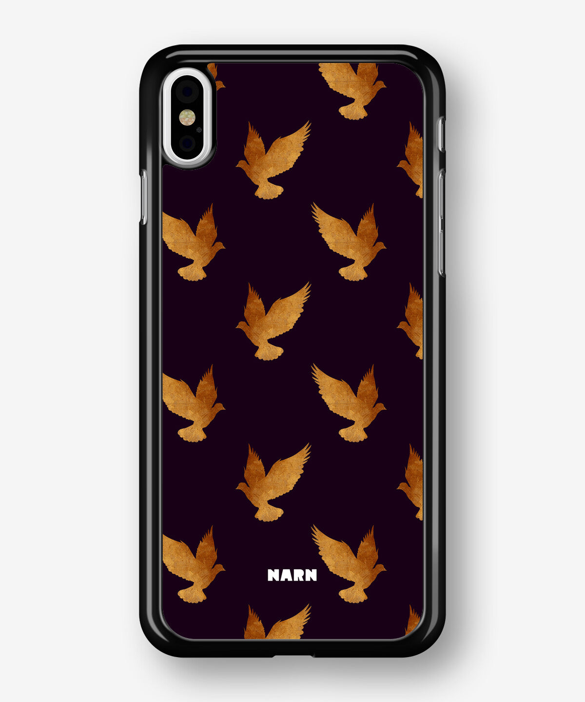 iPhone Xs Max Hard Case – Royal Doves - View 1