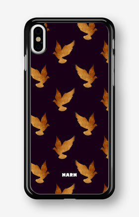 iPhone Xs Max Hard Case – Royal Doves - View 1