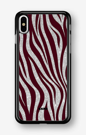 iPhone Xs Max Hard Case – Velvet Zebra - View 1