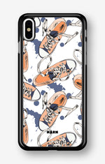 iPhone Xs Max Hard Case – Apricot Sneakers - View 1