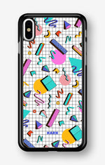 iPhone Xs Max Hard Case – 80s Memphis - View 1