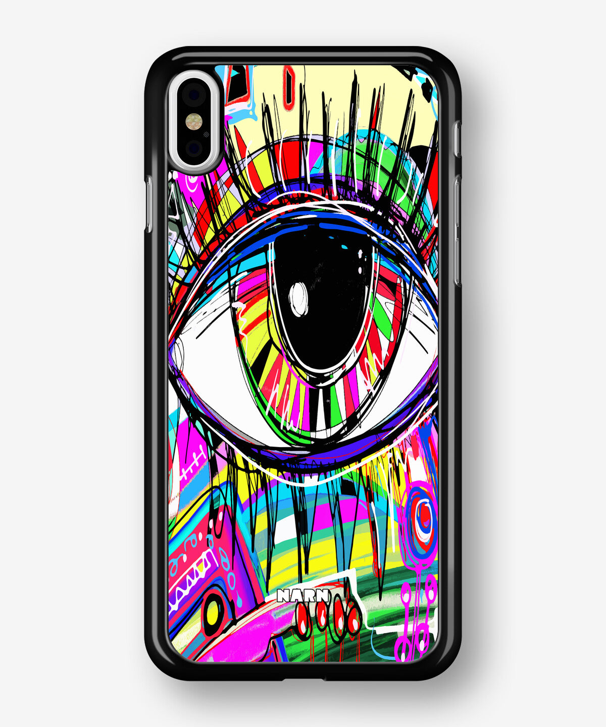 iPhone Xs Max Hard Case – Abstract Eye - View 1