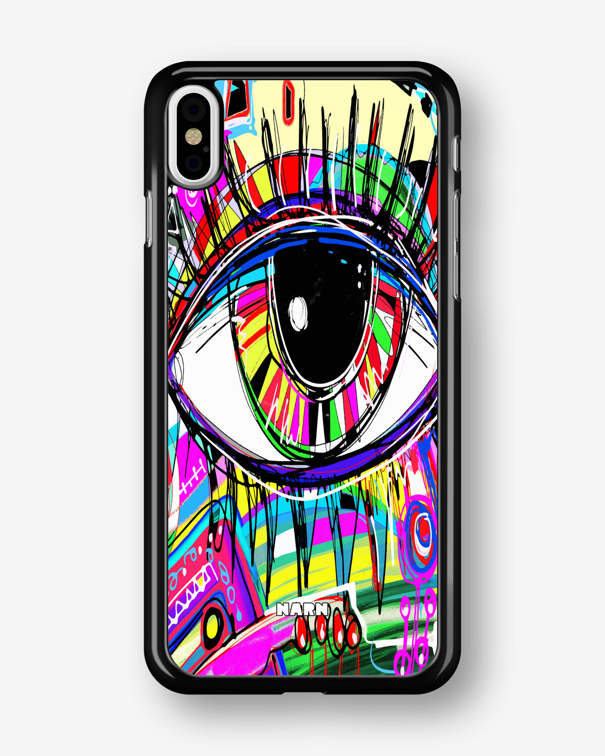 iPhone Xs Max Hard Case – Abstract Eye - View 1