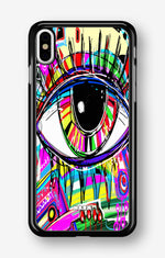 iPhone Xs Max Hard Case – Abstract Eye - View 1
