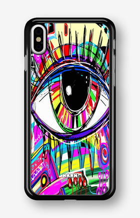 iPhone Xs Max Hard Case – Abstract Eye - View 1