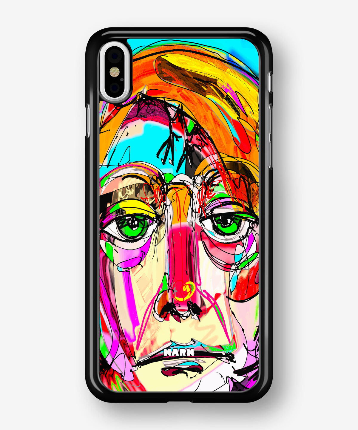 iPhone Xs Max Hard Case – Abstract Portrait - View 1
