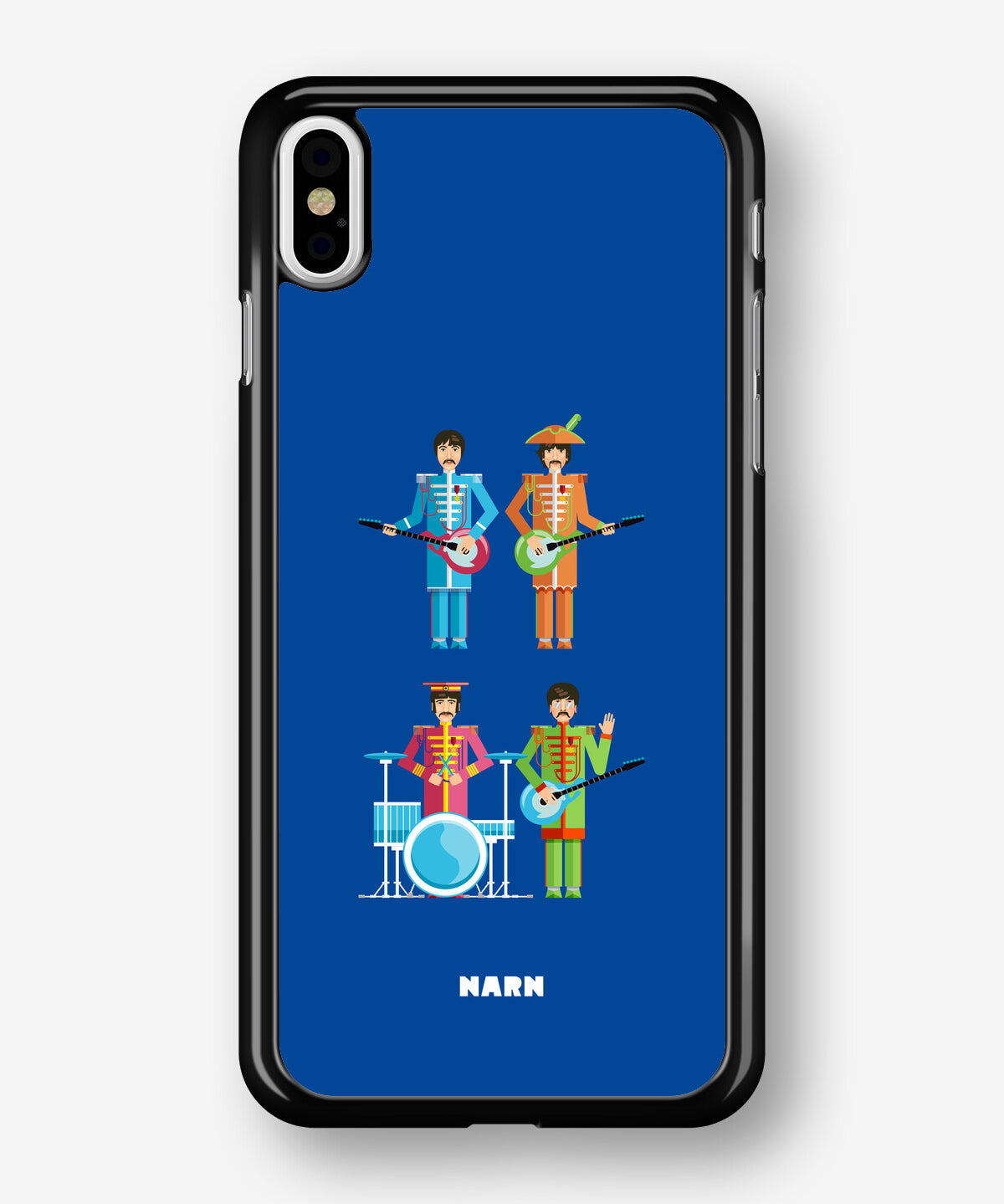 iPhone Xs Max Hard Case – Beatles Blue - View 1