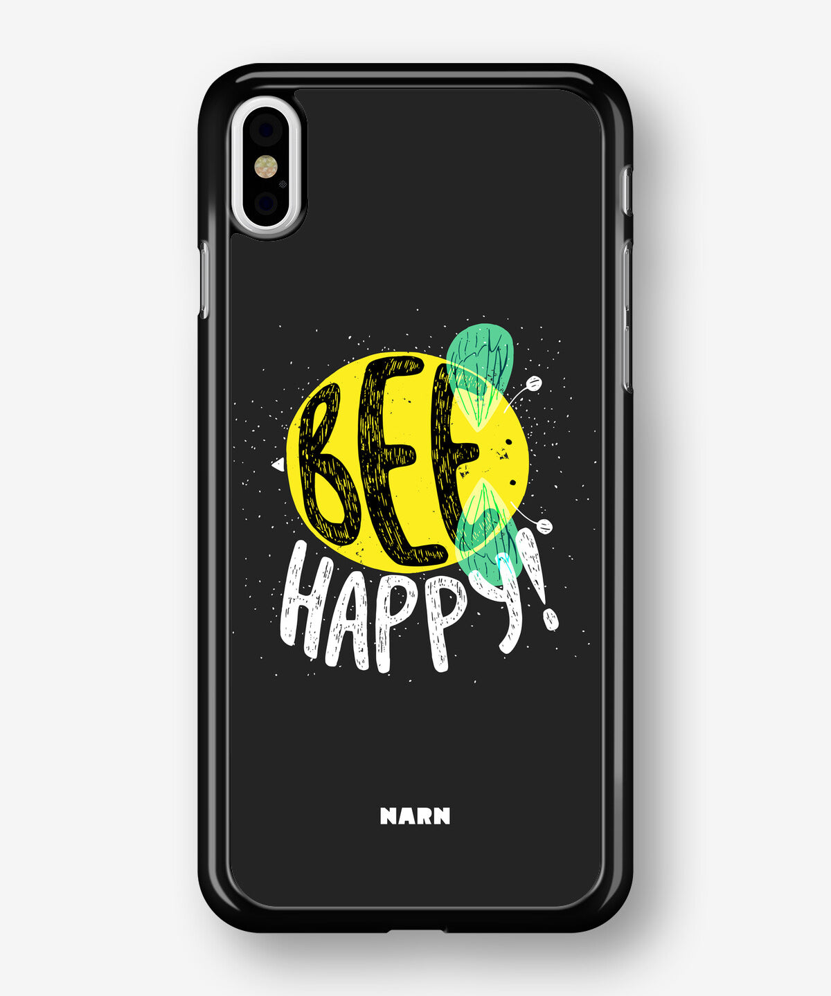 iPhone Xs Max Hard Case – BEE Happy - View 1