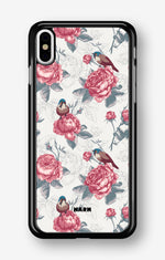 iPhone Xs Max Hard Case – Birds Among Roses - View 1