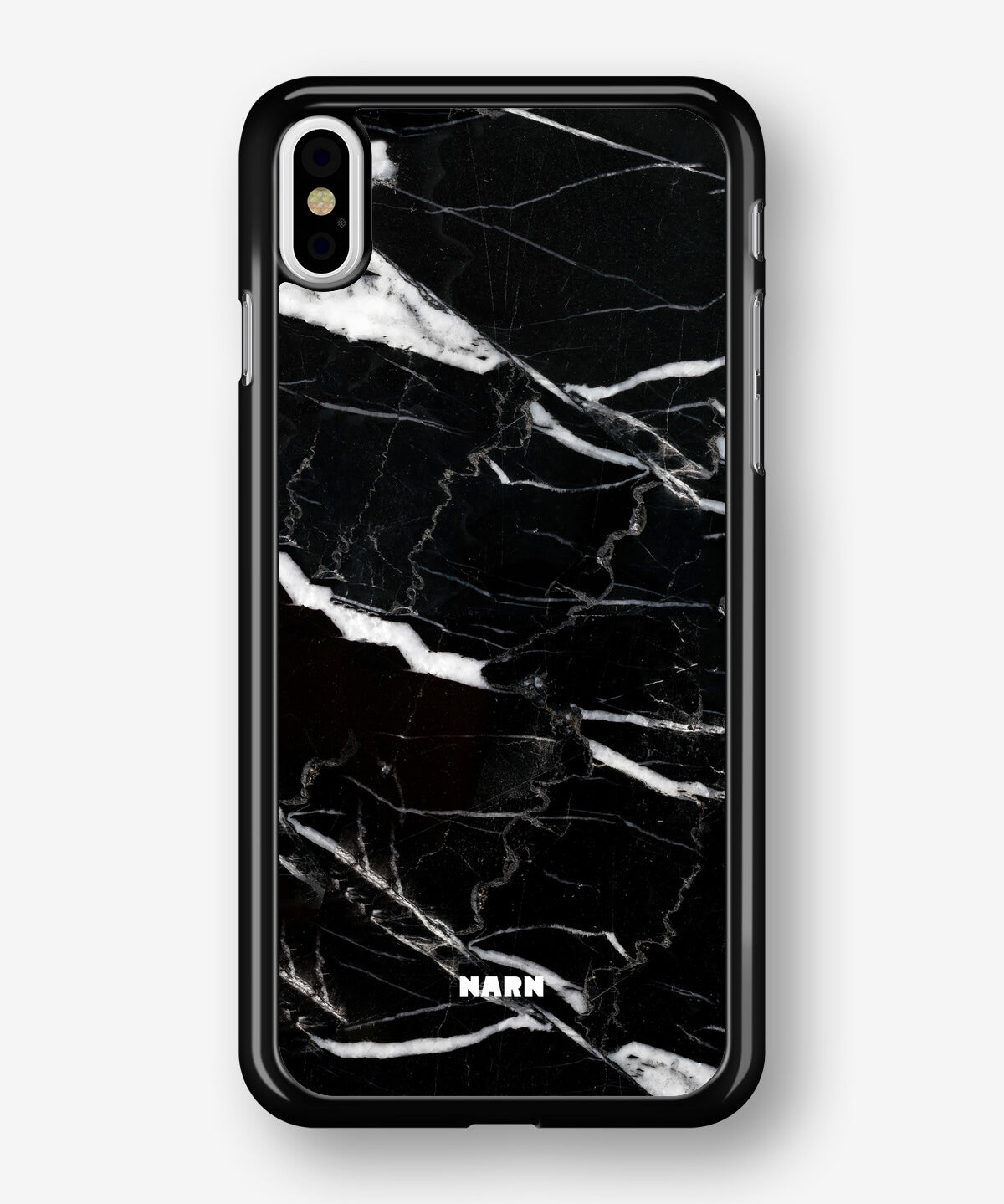 iPhone Xs Max Hard Case – Black Marble - View 1